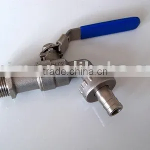 High Quality Low Price Stainless Steel Ball Valve BSP Thread thumbnail-1