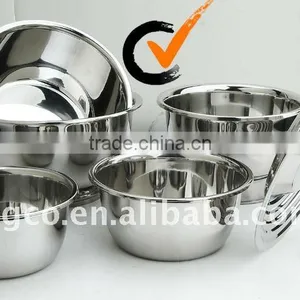 Salad Bowl/basin Set With Lid(5 Pcs) thumbnail-1
