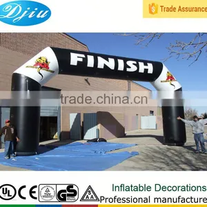 Black & White Inflatable Arch Archway Hexagon & Fan for Advertising Event Promotion thumbnail-1