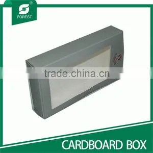 HAND MADE CARDBOARD PAPER BOX WITH CLEAR PVC WINDOW thumbnail-6