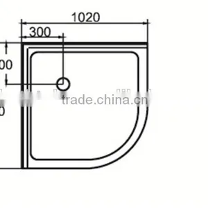 CUPC Round Shower Base,flat Shower Base,america Stand Shower Base thumbnail-4