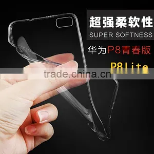 Clear Mobile Phone TPU Case For Huawei P8 Lite thumbnail-1