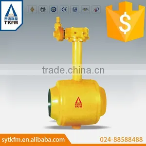 TKFM Hot Sale Low Pressure Pipeline Gas Shielded Welding Trunnion Ball Valve thumbnail-3