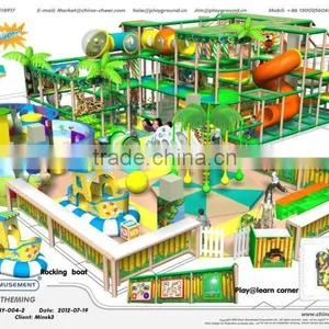 2012 the Latest Design Jungle Theme Indoor Playground thumbnail-1