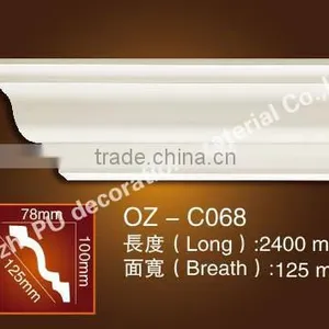 Crown Molding Pu Plain Cornice/PU Mouldings/PU Cornices Moulding Products thumbnail-1