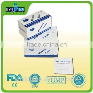 Sterile Medical Swab Alcohol Prep Pads 40gsm 2.8*6cm OEM thumbnail-1