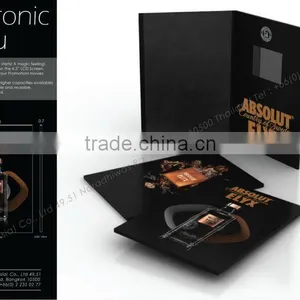 LCD Black Color Electronic Menu Cadr for Sale thumbnail-1
