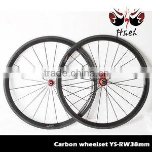 Chinese 700c*38m Carbon Road Bike DT Hub Wheels thumbnail-1