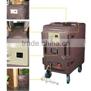 Electrical Warming Food Cabinet Heater Food Cart Thermo Box for Food Delivery thumbnail-3