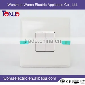 British Style Electrical 2 Gang Wall Switch for African Market thumbnail-3