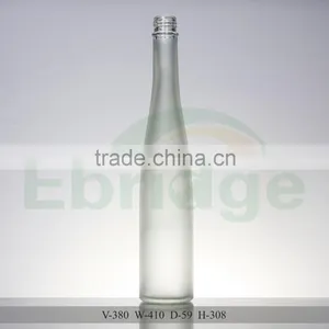 380ml Clear Round Glass Ice Wine Bottle thumbnail-1