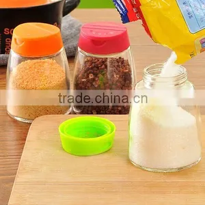 Home Use Clear Seasoning Power Glass Bottles, Spice Shaker thumbnail-3