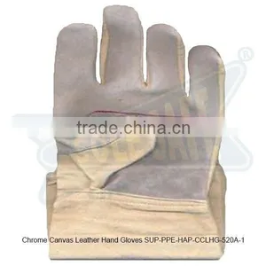 Chrome Canvas Leather Hand Gloves ( SUP-PPE-HAP-CCLHG-520A-1 ) thumbnail-1