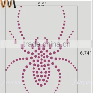 Wholesales and Customized Spider Hot Fix Stone Motifs Design Sticker thumbnail-5