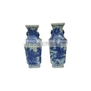 Chinese Hand Painted Vases thumbnail-1