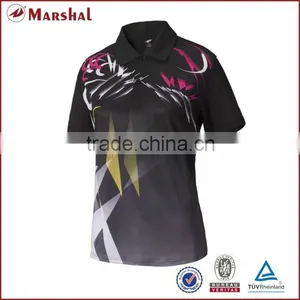 Wholesale Thailand Quality Grade Original Sublimation Badminton Jersey thumbnail-2