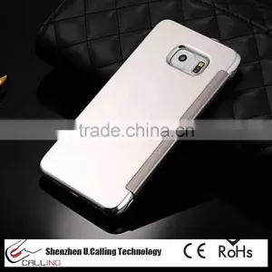 Top Grade For Samsung Note 5 Transparent Mirror View Smart Cover thumbnail-2