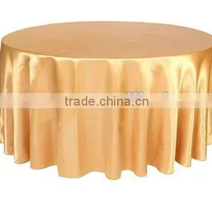 Gold Satin Square Table Cloth/table Linen for Weddings thumbnail-1