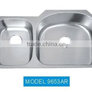 Double Bowl Undermount Stainless Steel Sink Kitchen Accessory thumbnail-1
