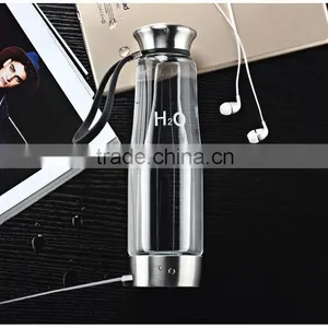 500ml Intelligent Portable Hydrogen Rich Water Ionizer Maker Generator Bottle Anti Aging Colorful Light thumbnail-3
