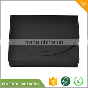 Black Paperboard Gift Packaging Box thumbnail-2
