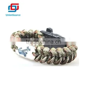 Custom Logo Nautical Paracord Survival Anchor Shackle Bracelet thumbnail-2