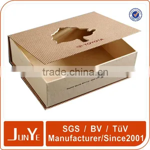Company Name Printing Paper Gift Box With Transparent Window thumbnail-1