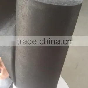 Black Polythene Waterproof Membrane Laminated With Polypropylene Non-woven thumbnail-1