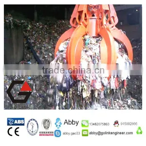 Model Garbage Disposal Electric Hydraulic Orange Peel Grab Bucket for Sale thumbnail-6