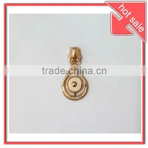 Light Gold Metal Zipper Puller for Bags, Zipper Slider thumbnail-1