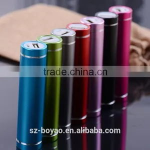2016 Factory Price Cylinder Shape Power Bank,portable Power Bank With LED Light thumbnail-1