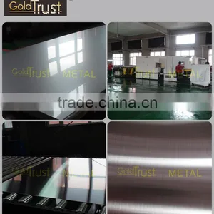 201 304 316 430 Color Hairline/HL Stainless Steel Sheet thumbnail-1