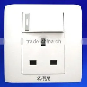 British Standard Electrical Socket With Switch thumbnail-1