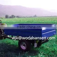 3 Ton Farm Trailer for Tractor,tipping Box Trailer With CE, Atv Lift System Atv Log Trailer With Crane thumbnail-1