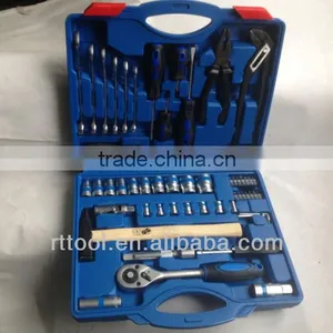 2015 NEW ITEM 56pcs 1/2'' and 1/4'' Profreional High Quality Household and Socket Tool Set thumbnail-1