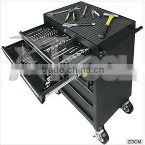 162pcs hz Kraft Trolley Hand Tool Sets /tool Boxes Cabinets/professional Tool Cabinet With Tools thumbnail-1