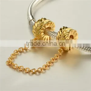 2016 New Design S925 Silve Safety Chain Metal Charms thumbnail-3