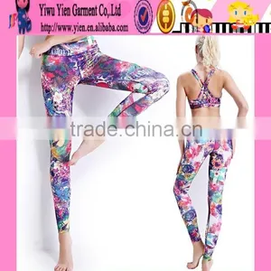 Dry Fit Women's Tights Flower Print Women's Tights thumbnail-1