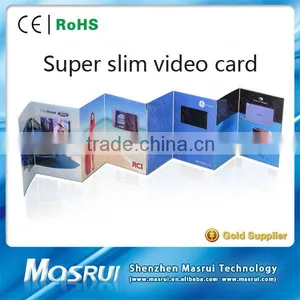 4.3 Inch 2014 Hot Sale Brochure Promotional Video Card / LCD Video Greeting Card thumbnail-1