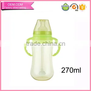 Wholesale Standard Neck Baby Ppsu Feeding Bottle With Straw and Handles thumbnail-4