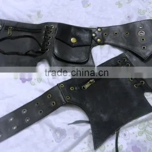 Travel Pocket Money Leather Belt Hip Waist Bag Belt thumbnail-2