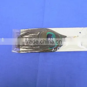 Peacock Feather Earring thumbnail-1