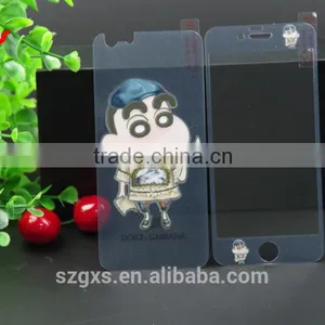 Color Mobile Phone Screen Protective Case for Iphone Pretty Cartoon Tempered Glass Screen Protector thumbnail-2