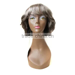MAIN PRODUCT Short Curly Wig High Temperature Synthetic Fiber Wigs thumbnail-1