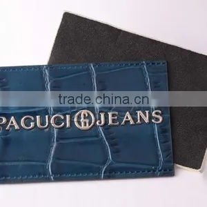 Black Green Vernis Leather Custom Patch With Different Colors thumbnail-4