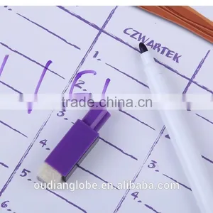 OEM Fridge Magnet Note Pad With Pen Holder Schedule Magnetic Board thumbnail-4