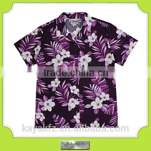 Custom-made Fashion Printed Cotton Men's Aloha Shirt thumbnail-6