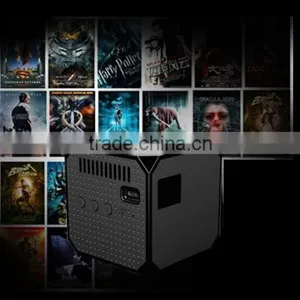 Protable 50 Lumens Brightness Digital DLP RGB LED Home Movie Projector thumbnail-2