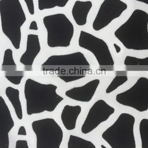 PU Flock Leather Fabric Used for Furniture, Sofa and Home Decoration With Different Design thumbnail-3