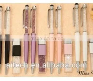 Cheap Samrtphone Touch Crystal Pen Usb With High Quality With 8GB thumbnail-1